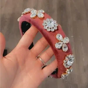 Lele Sadoughi | Accessories | Lele Sadoughi Merlot Swarovski 